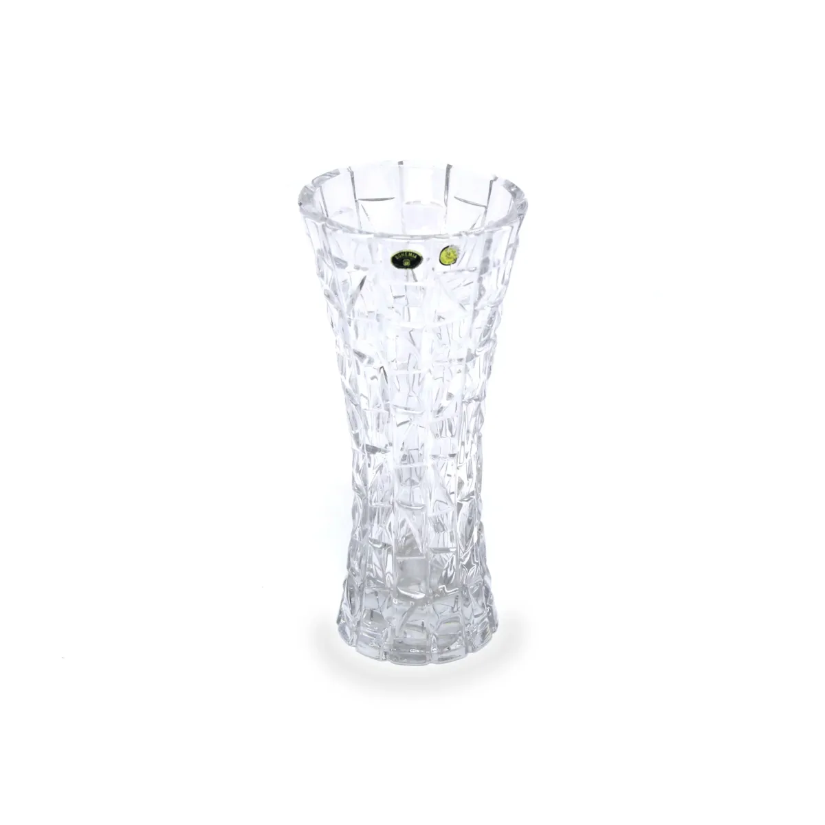 Transparent Crystal Bohemia Skew Vase – A Modern Masterpiece for Your Flowers!