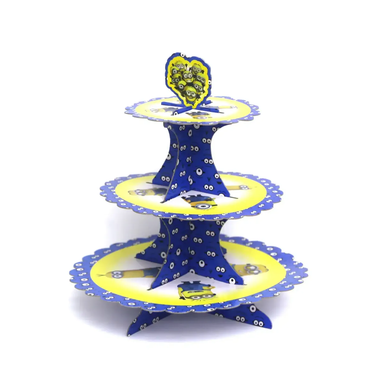 Minions 3 Tiers Cupcake Holder – Bring Fun to Your Dessert Table!