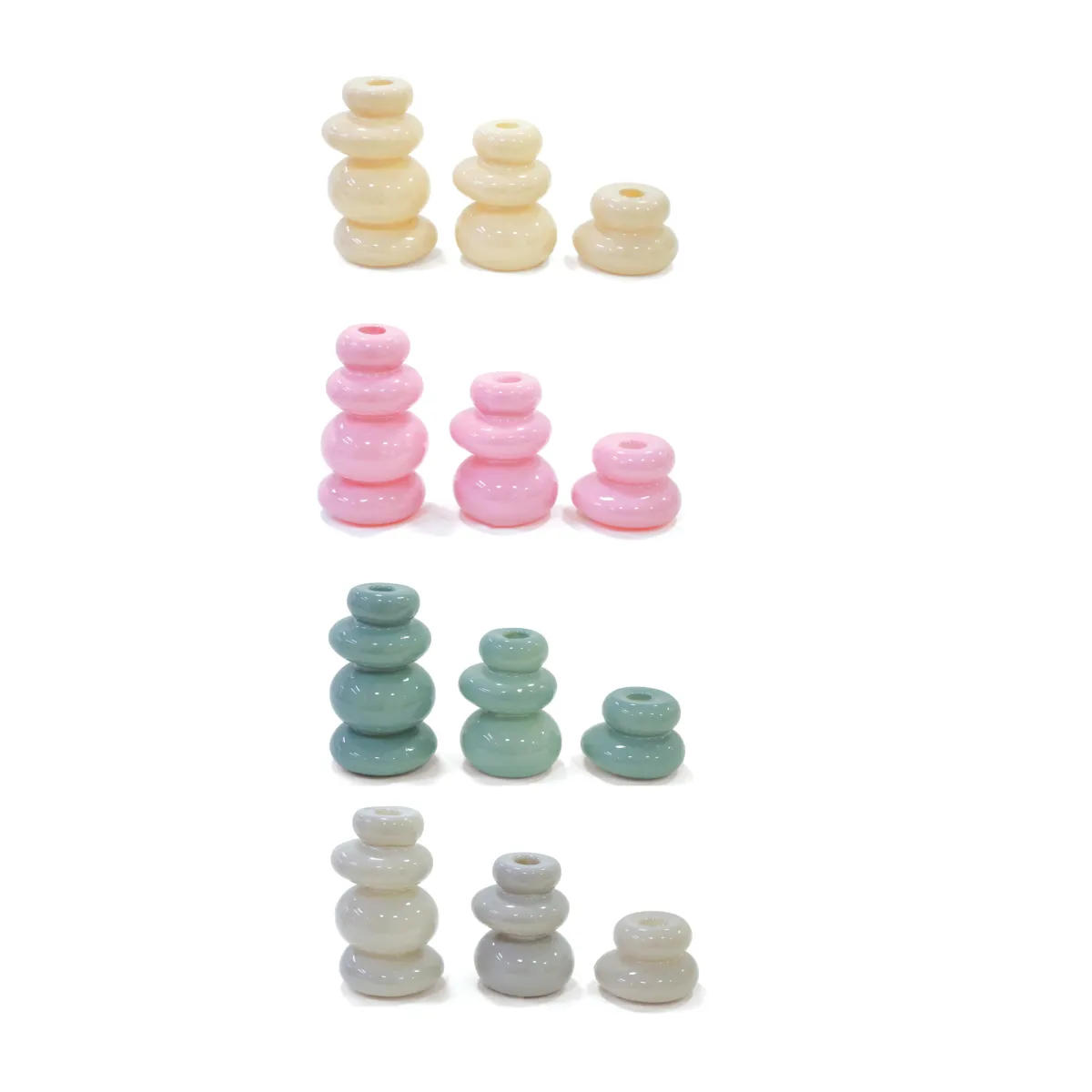 Pebble Glass Candle Holder – Elegant Modern Decor