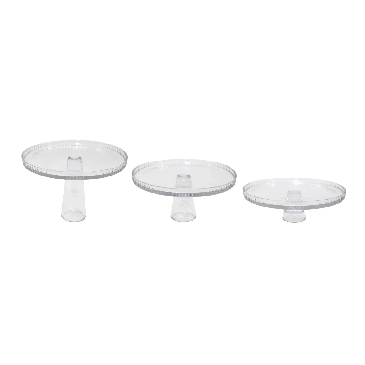 Clear Glass Cake Stand