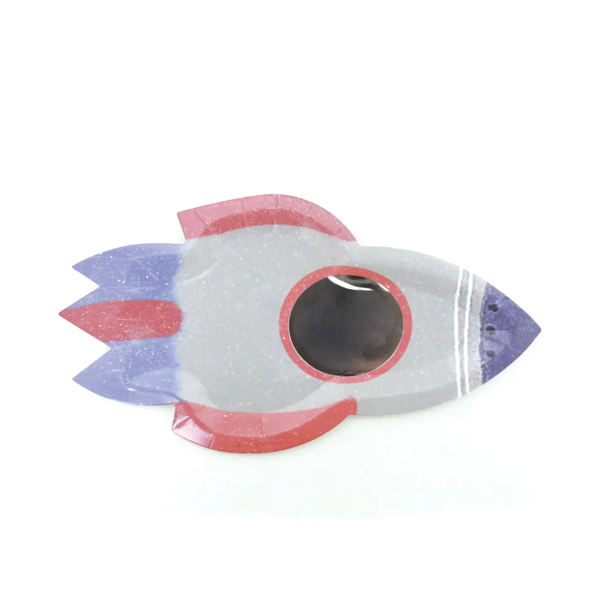 Spaceship Shape Carton Plates – Kids Party Plates