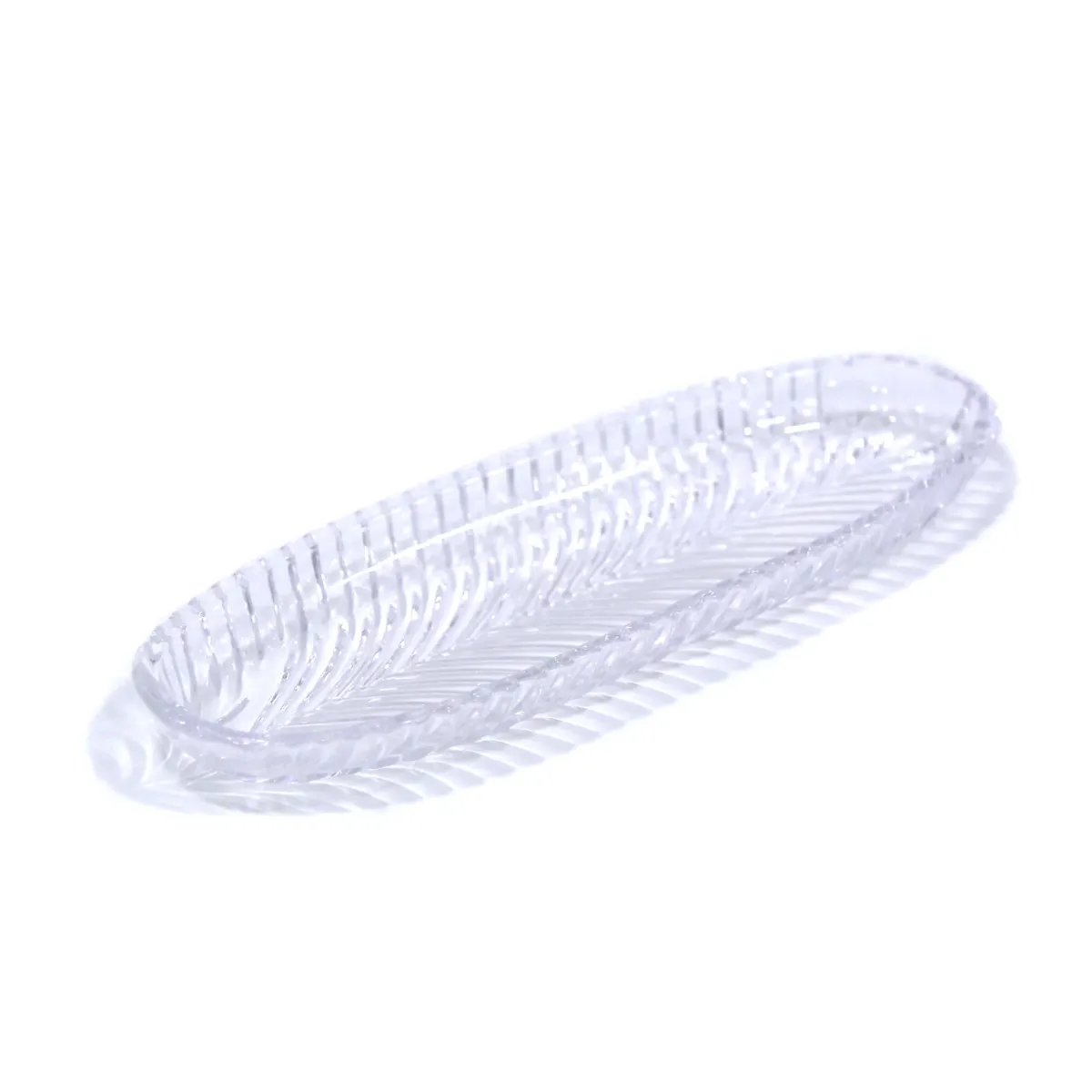 Clear Glass Fruit Plate – Elegant Serving Dish