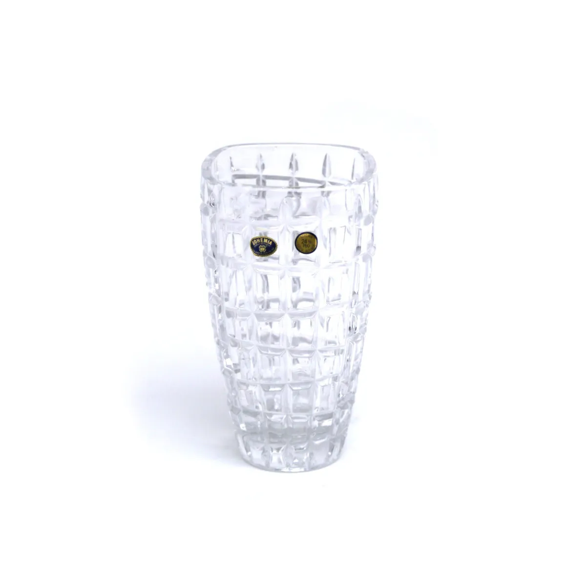 Bohemia Crystal Decorative Vase Transparent