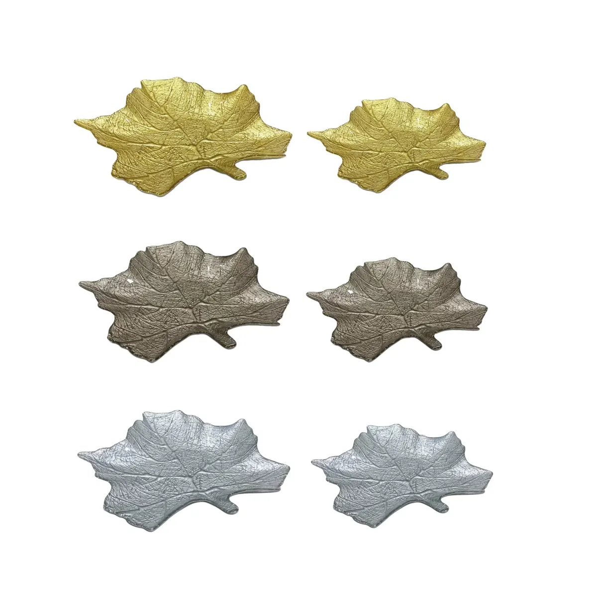 Metallic Harvest Plate – Stylish Decorative Dish