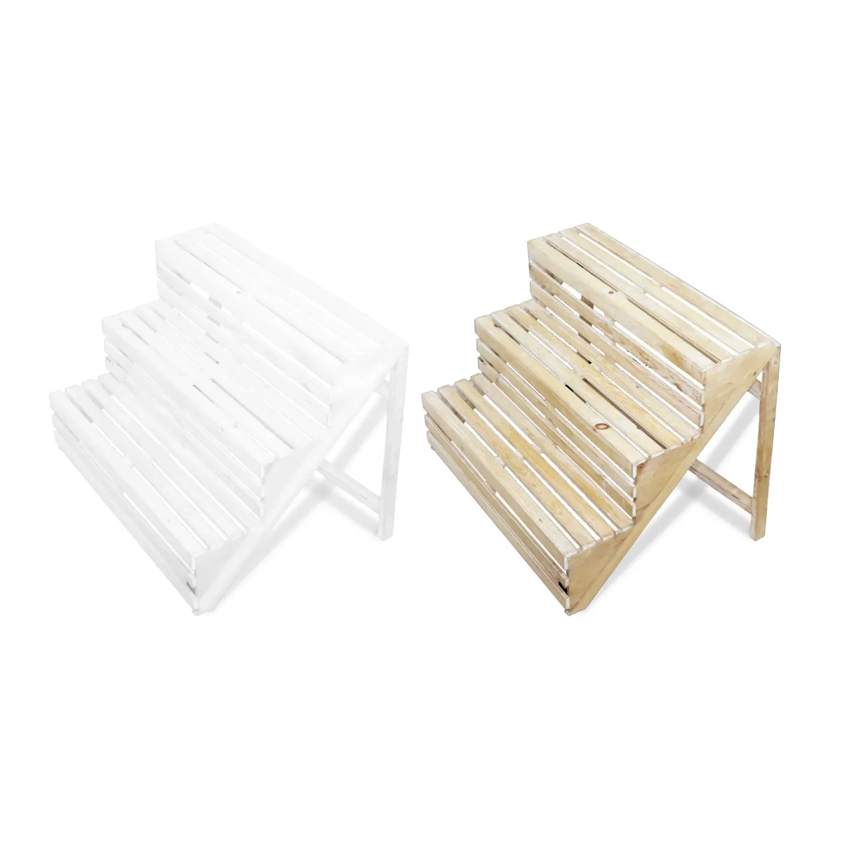 3 Steps Ladder Wood Stand