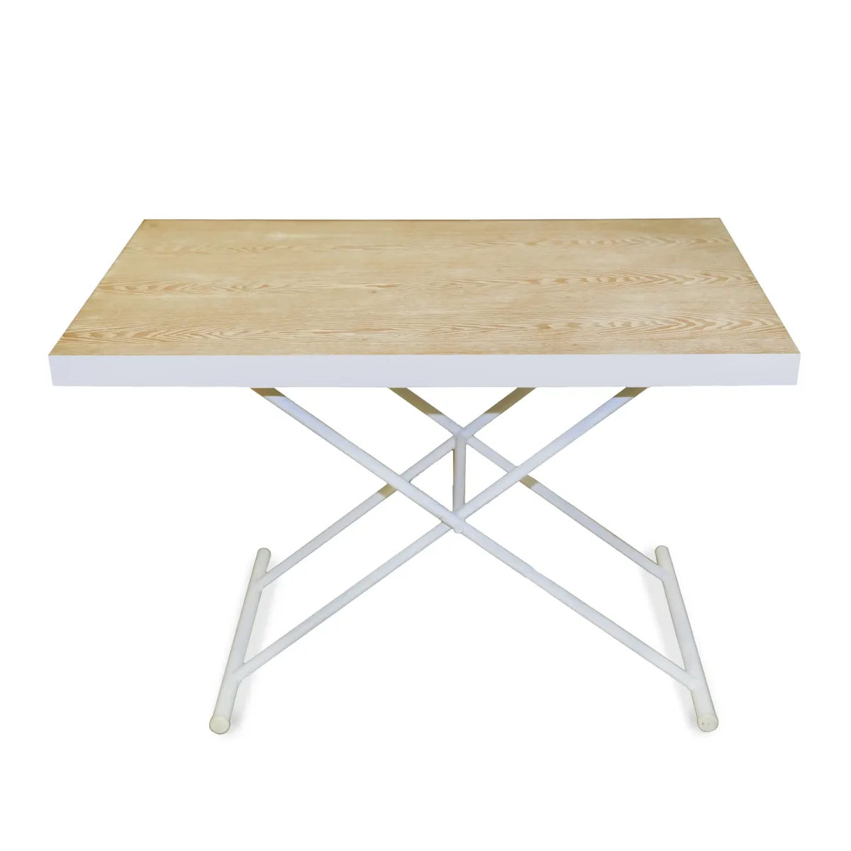 Adjustable Height Wooden Table | Multi‑Level Wood Side Table