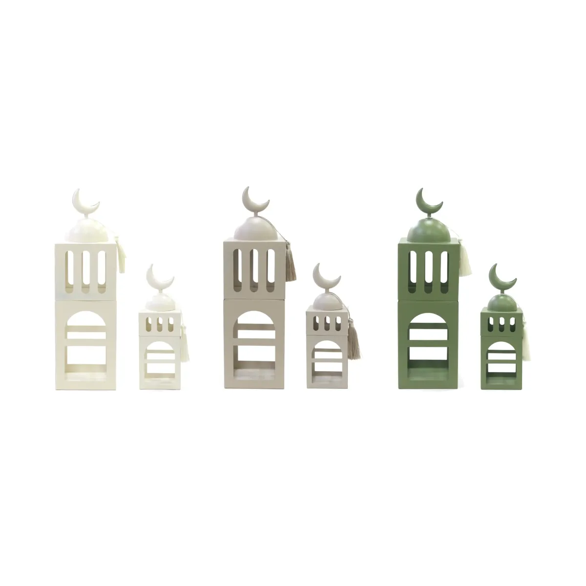 Cube Metal Mosque Decor – Elegant Islamic Decoration