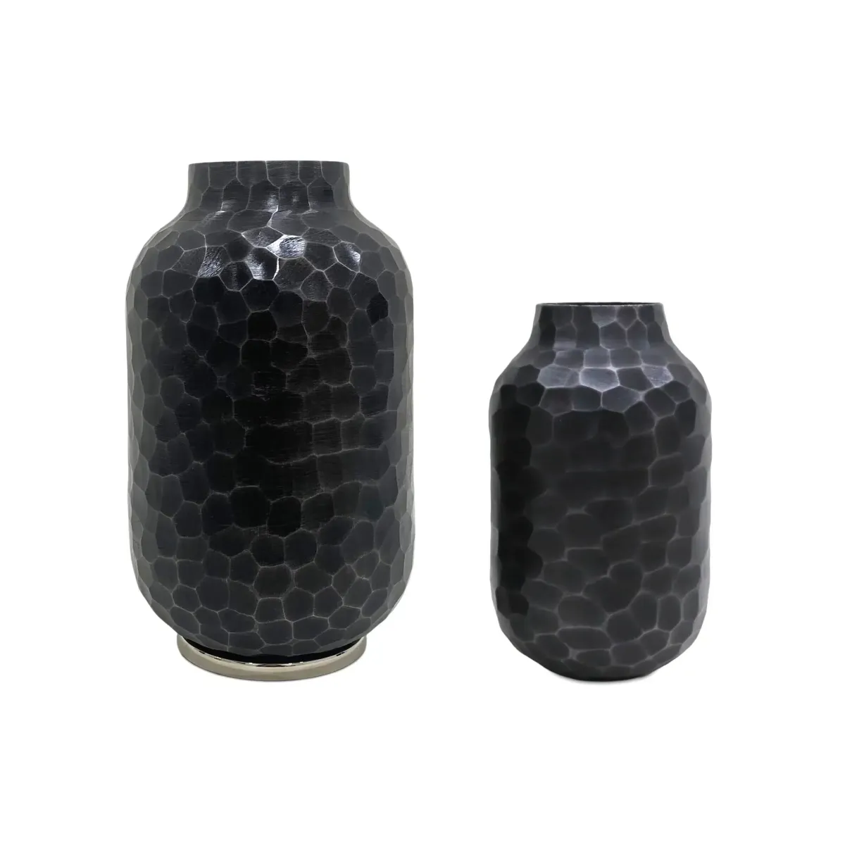 Black Flower Vase – Glass Decorative 13×24 cm or 18×32 cm