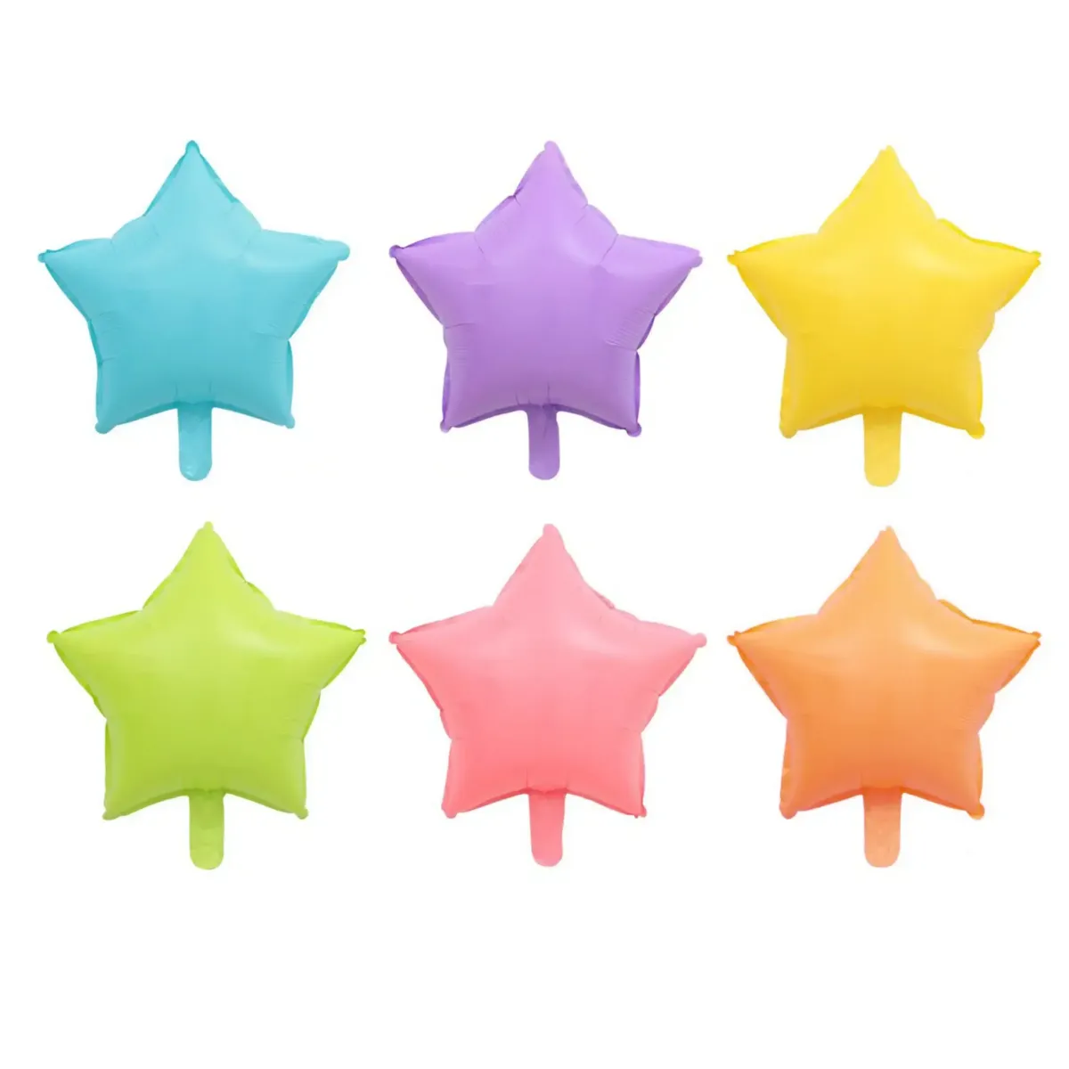 Pastel Star Foil Balloon – Dreamy & Whimsical Decoration