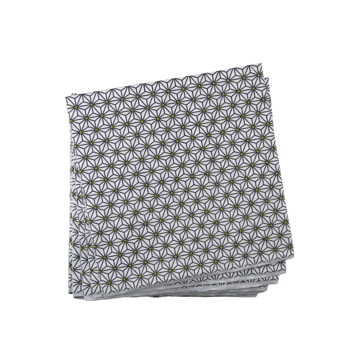 Geometric Floral Elegance Napkin