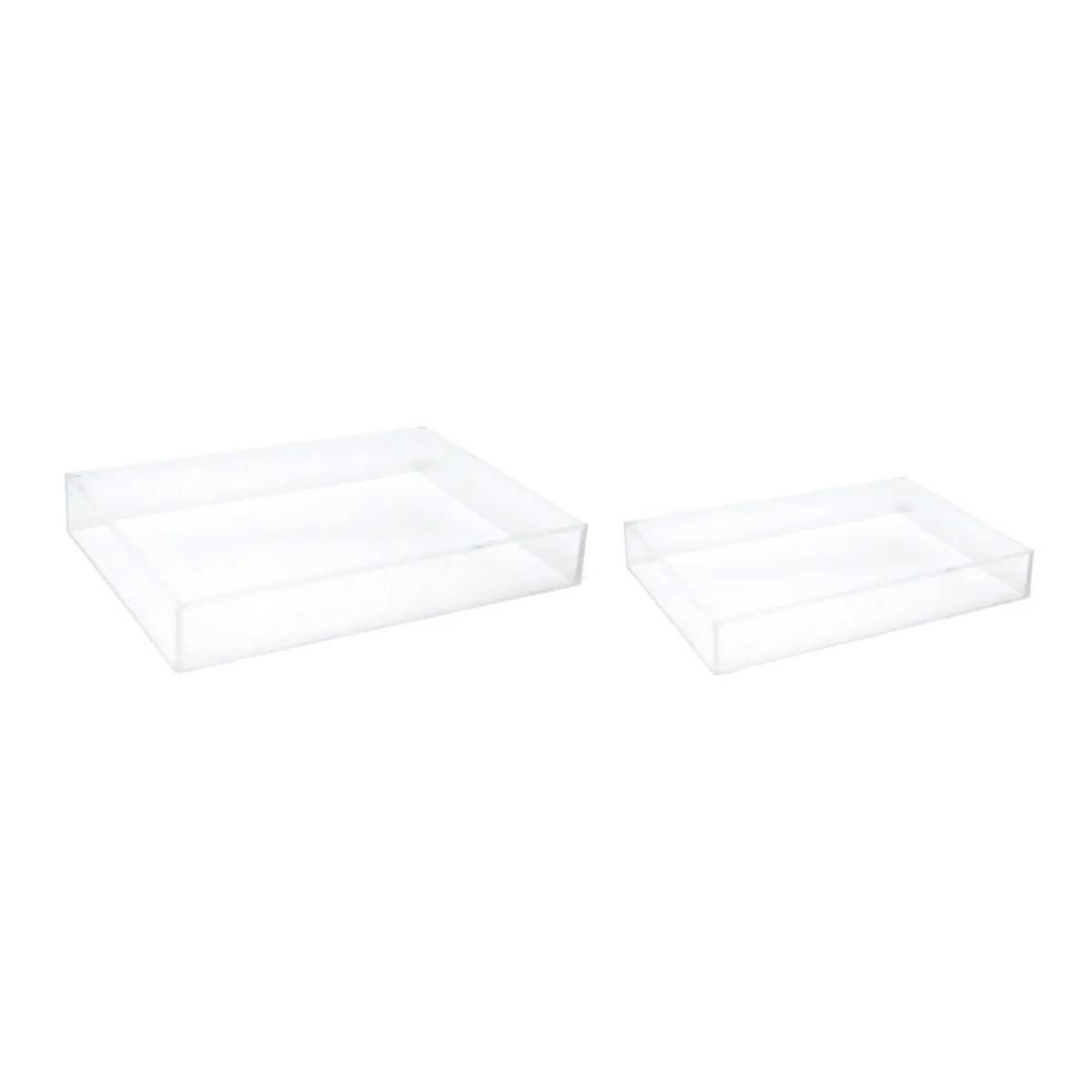 Clear Rectangle Acrylic Flex Hinge Box Storage Box