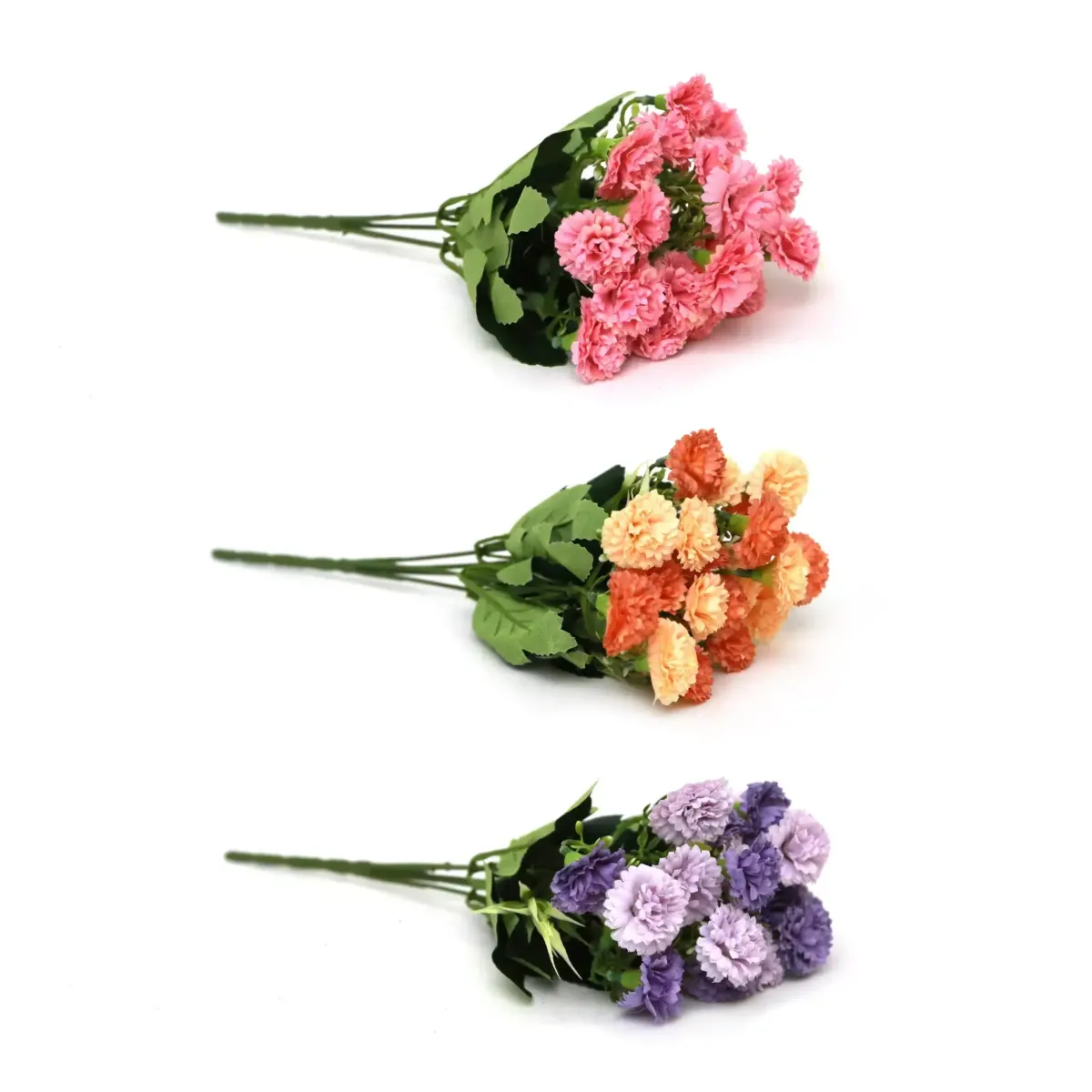 Artificial Multicolor Dahlia Bunch
