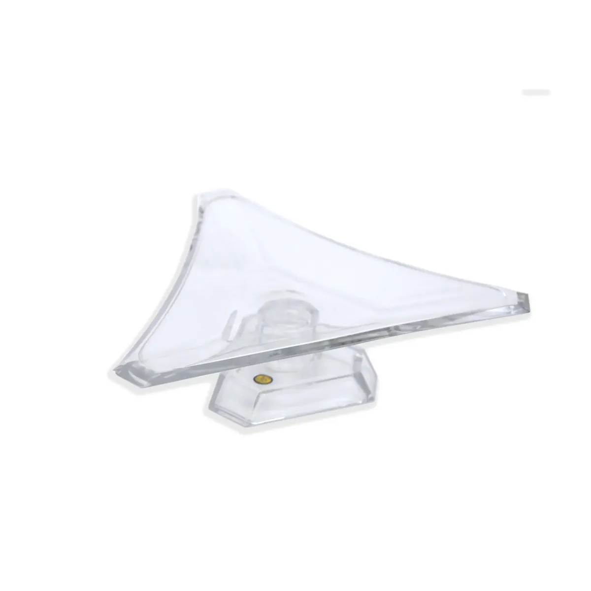 Bohemia Crystal Plate with Transparent Base