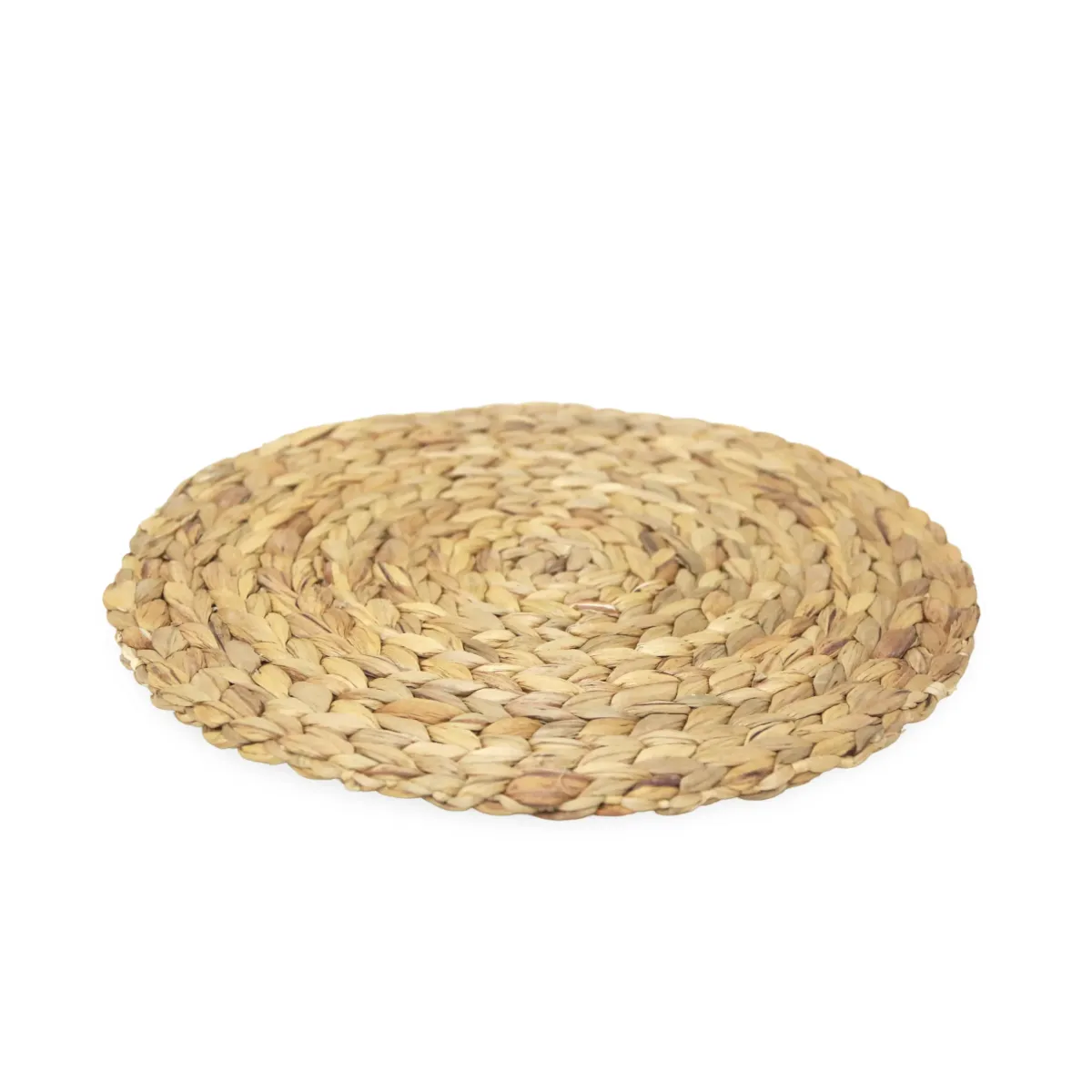Natural Wooden Round Rattan Placement – Organic Elegance for Your Table!