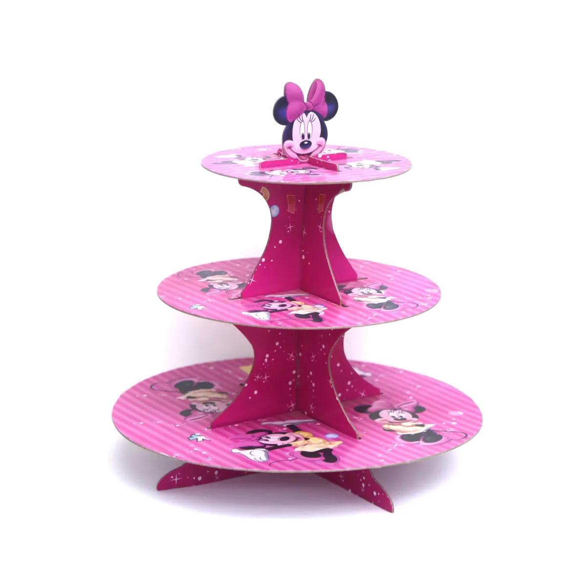 Minnie Mouse 3 Tiers Cupcake Holder – Bring Disney Magic to Your Dessert Table!