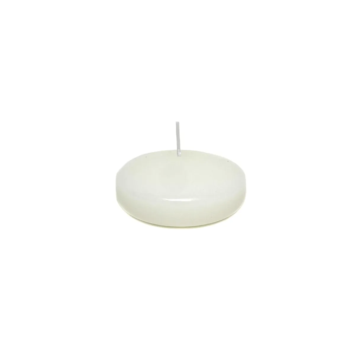 Round Ivory Candle Set