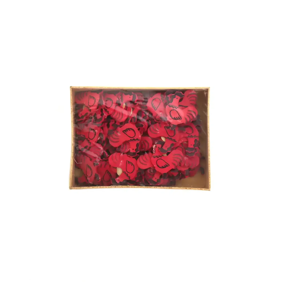 Fuchsia Chicken Wooden Motif