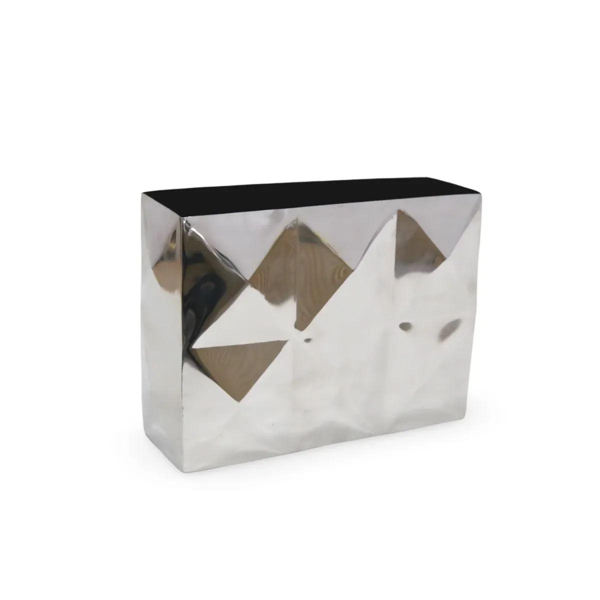 Stainless Steel Diamond Diagramed Vase
