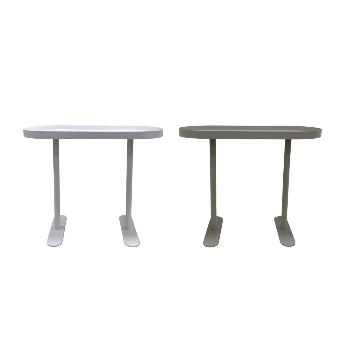 Oval Metal Table