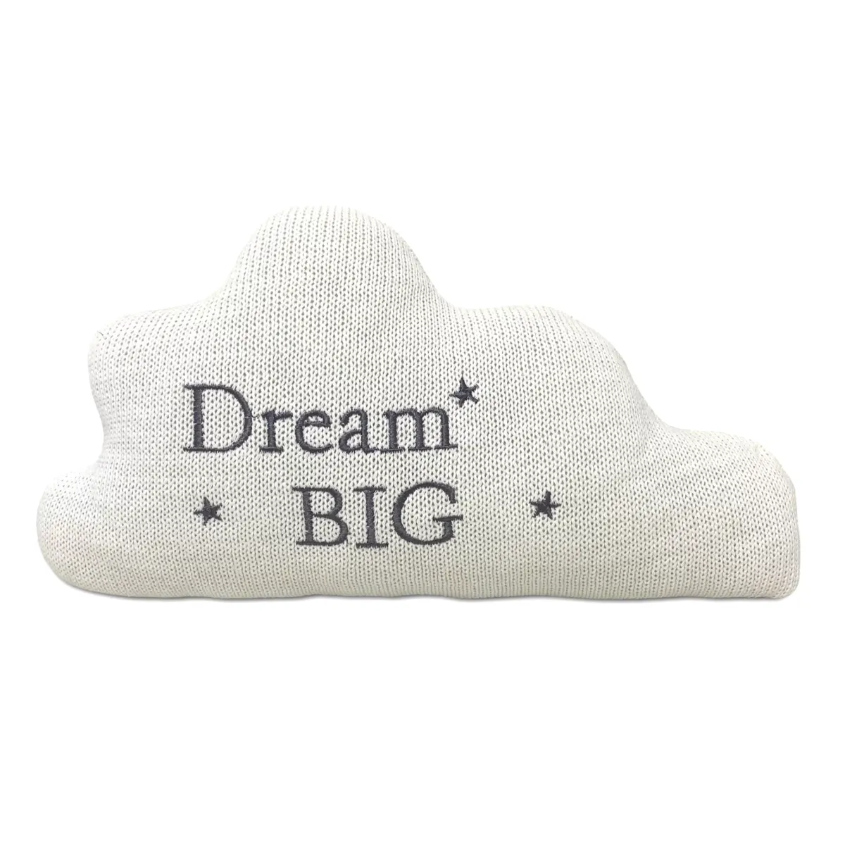 “Big Dream” White Knit Cloud Plush Toy