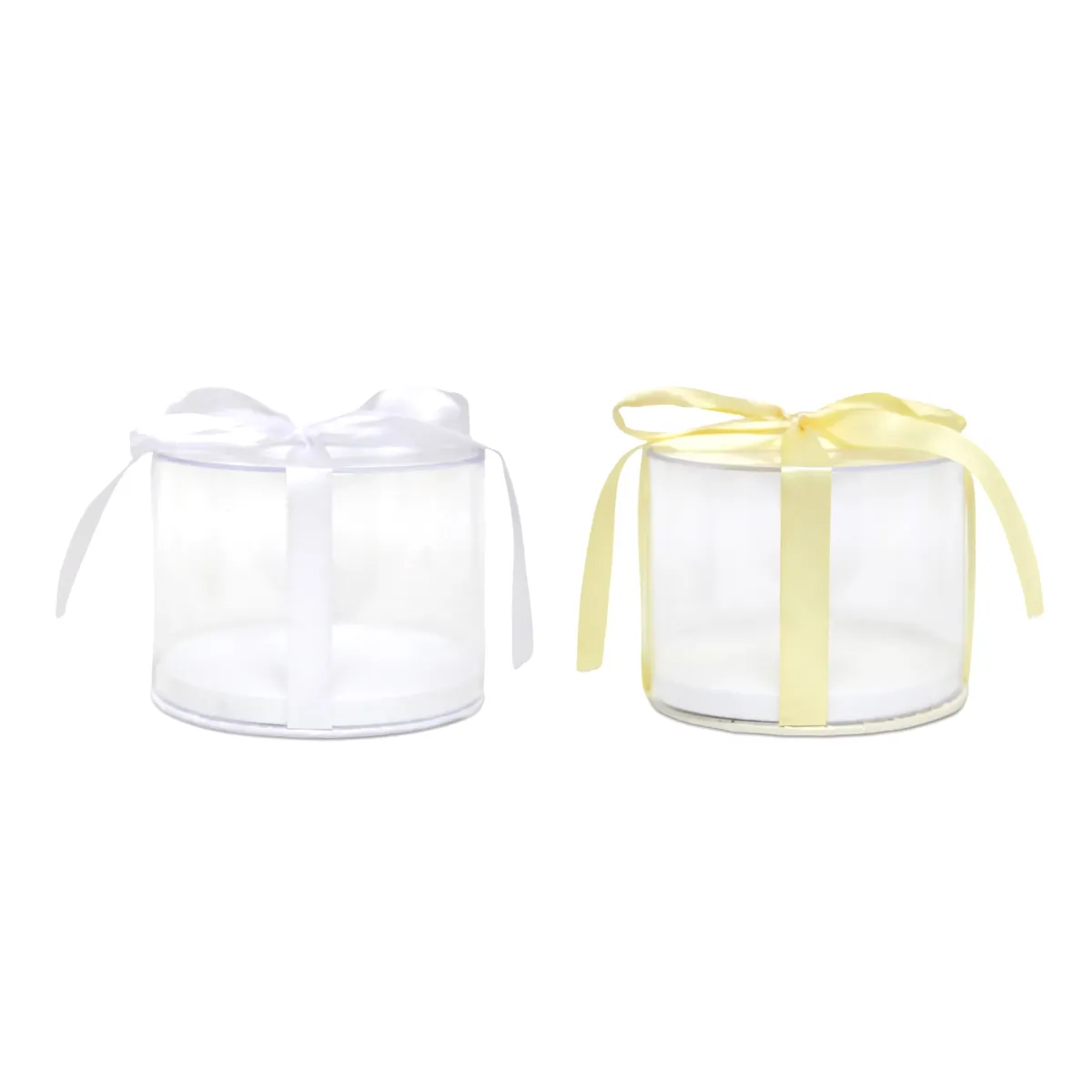 Round Acrylic Cover Ribbon Box