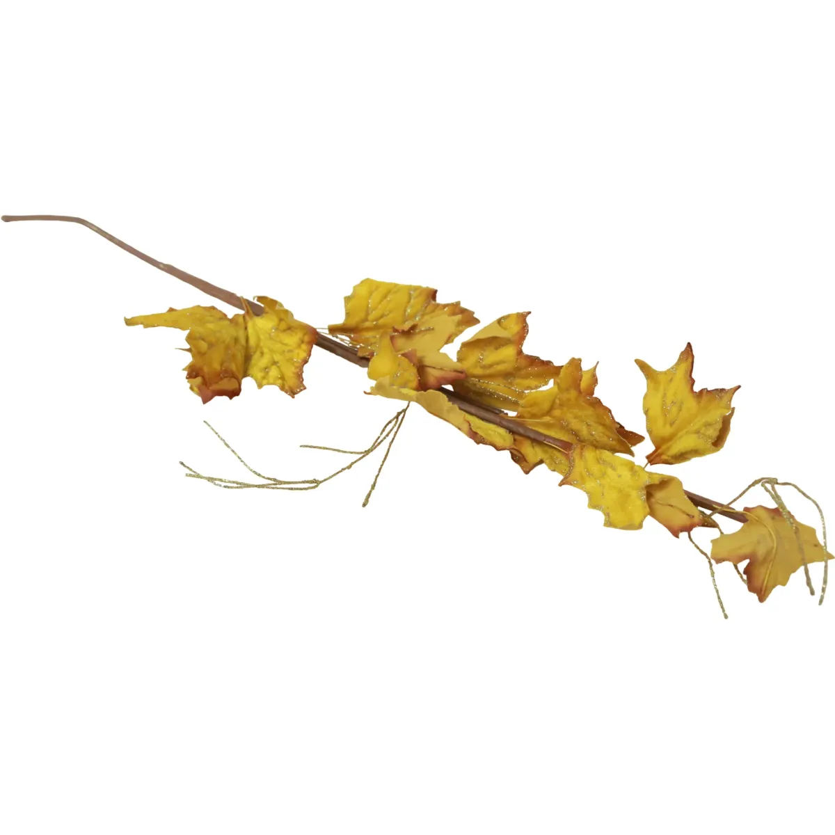 Gilded Autumnal Vine Branch
