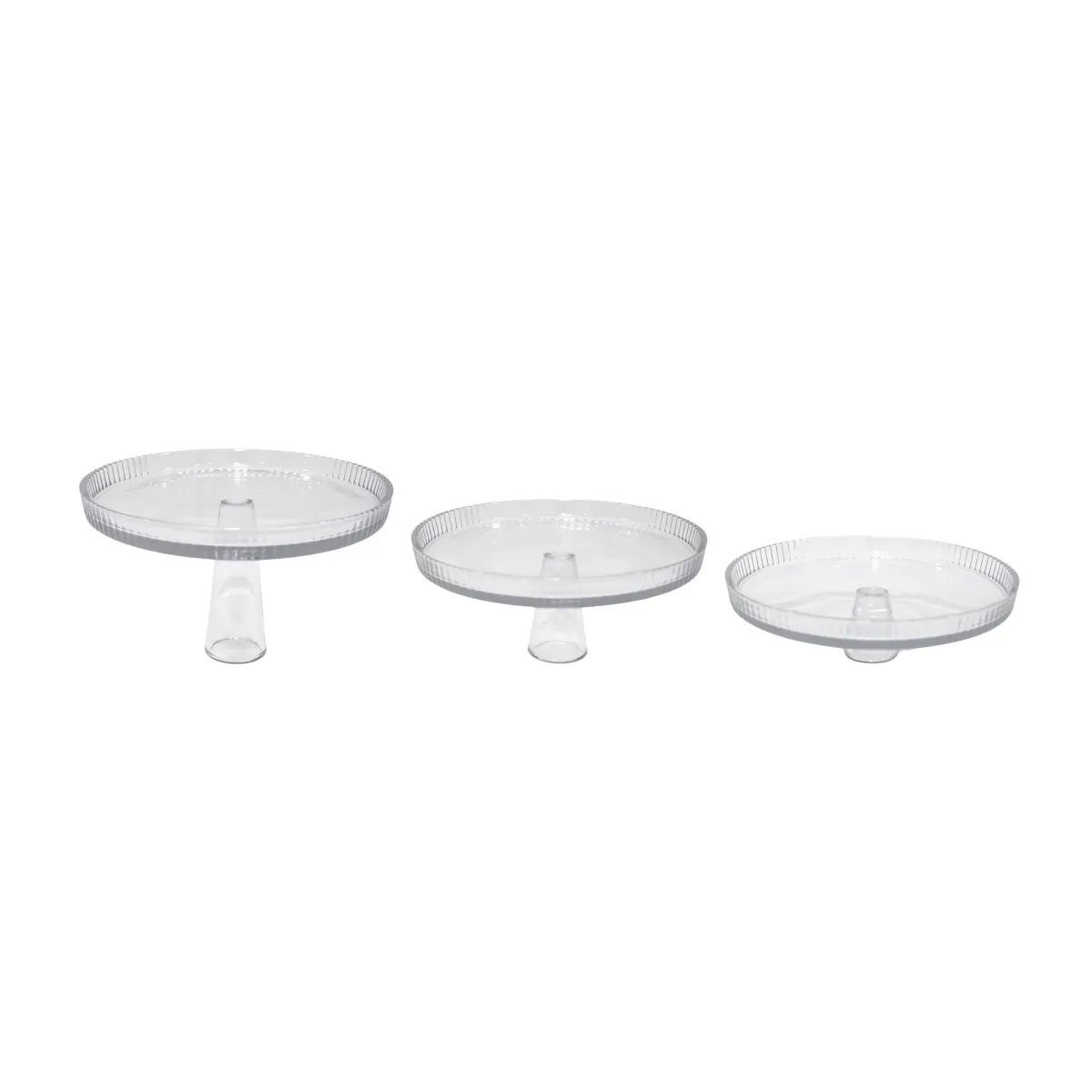 Clear Glass Cake Stand