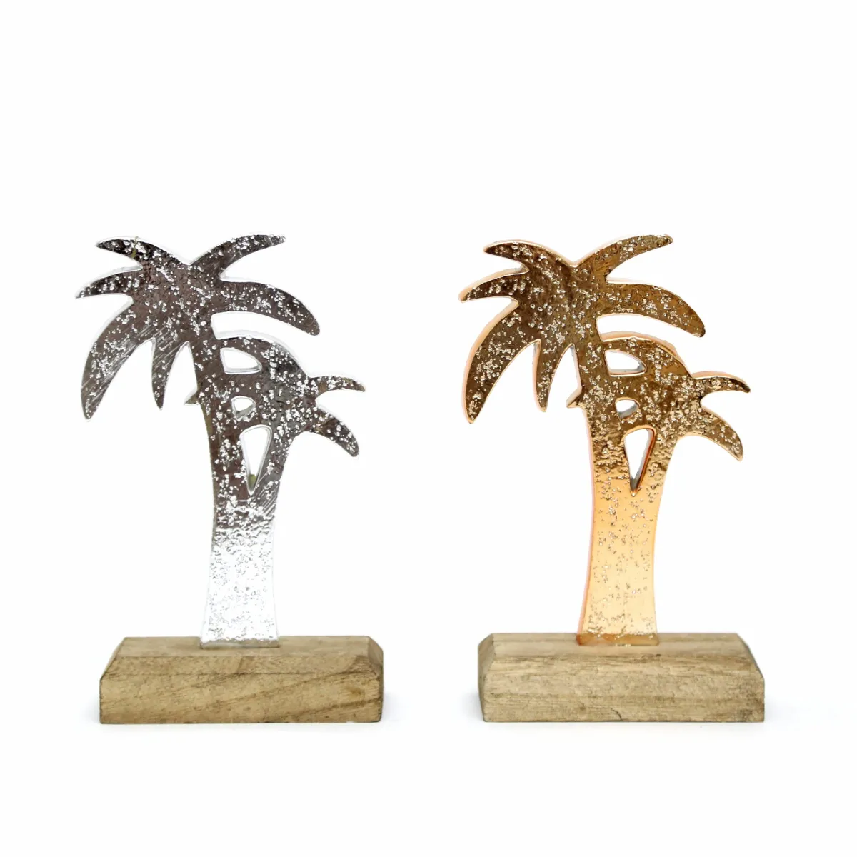 Palm Tree Rectangle Wooden Base – Elegant Decorative Piece for Ramadan and Natural Home Decor