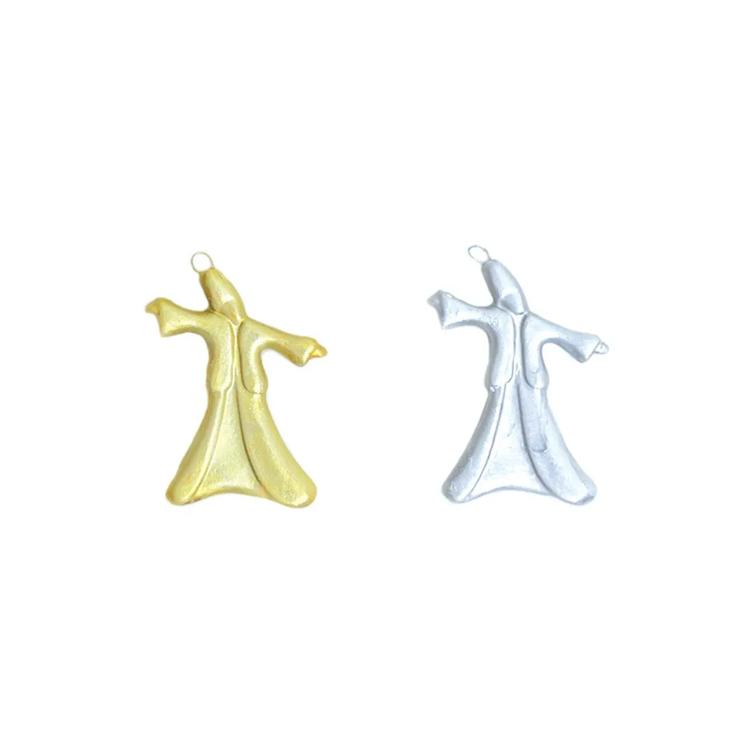 Dancing Mawlawi Ceramic Motif – Elegant Islamic Decorative Piece for Home Décor & Ramadan