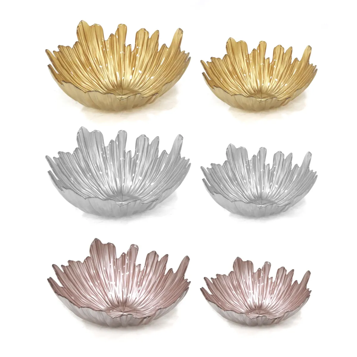 Metallic Glass Bowl