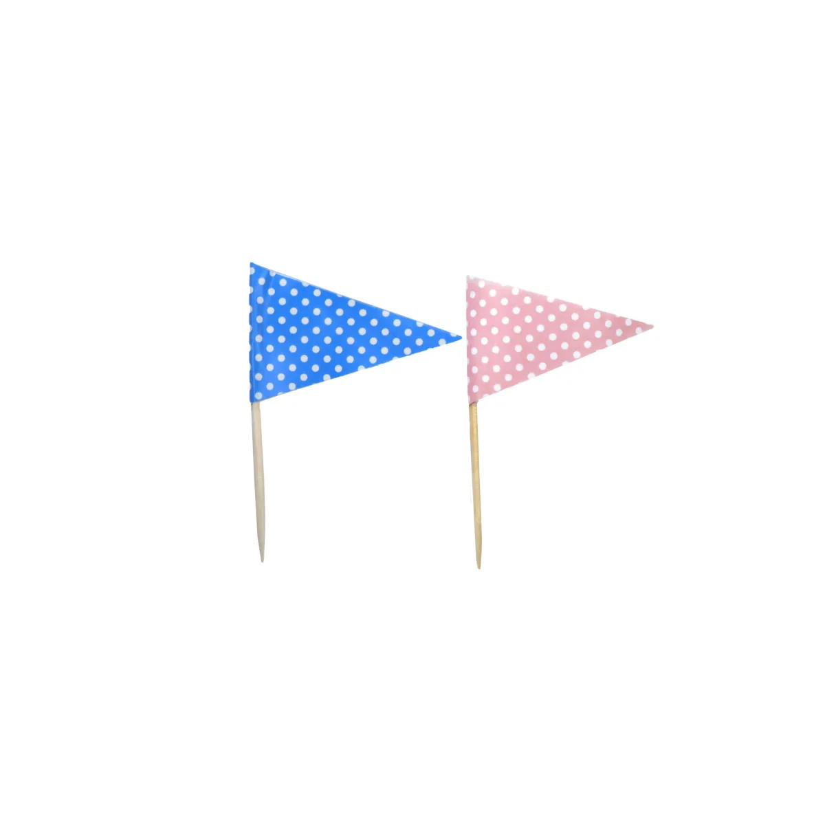 Paper Triangle Flag Cake Picks – Add a Burst of Color to Your Treats!