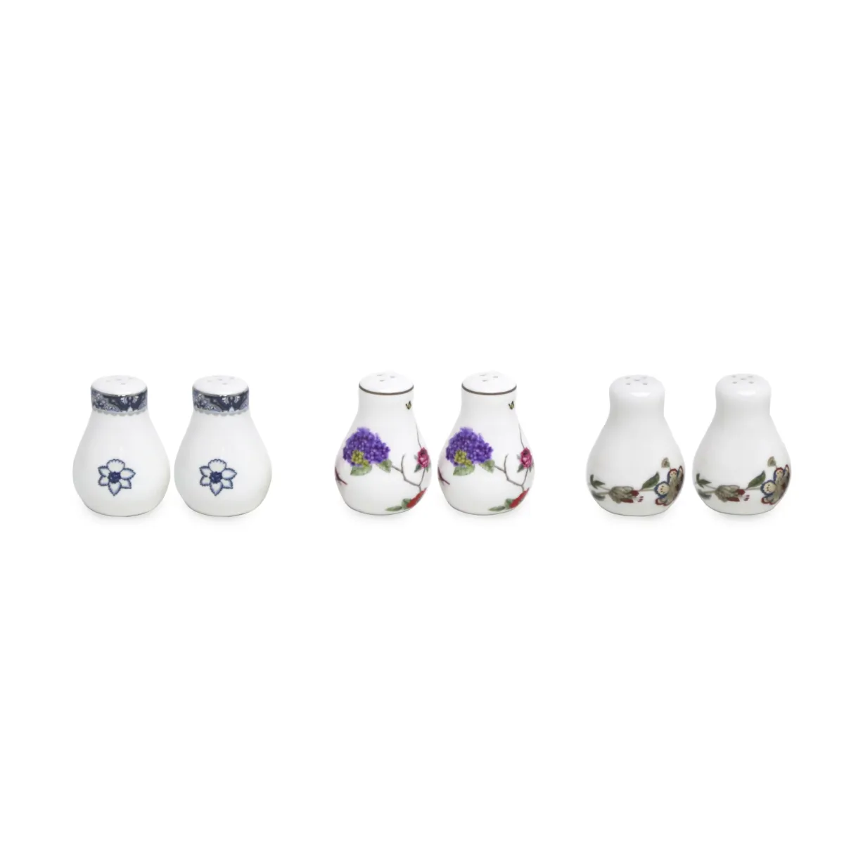 Pattern Salt & Pepper Shakers Set