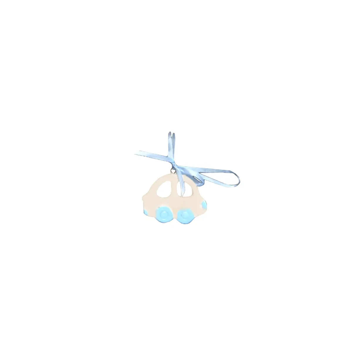 Blue Car Hanging Polyresin Motif