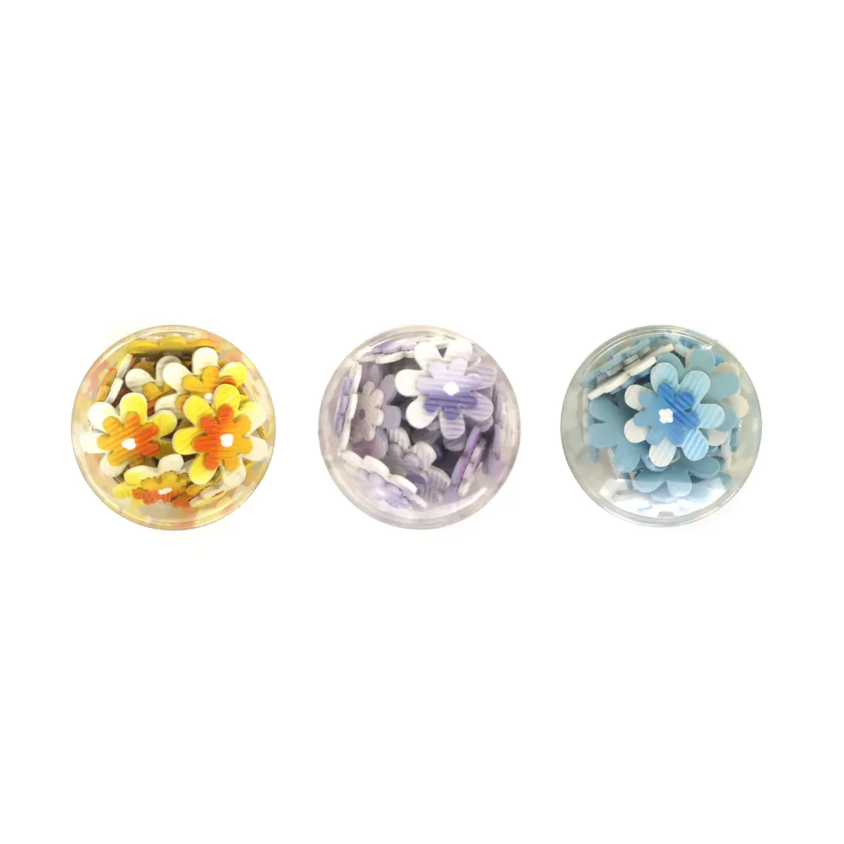 2 Layers Flower in PVC Box – Elegant Floral Charm for Gifting & Decor!