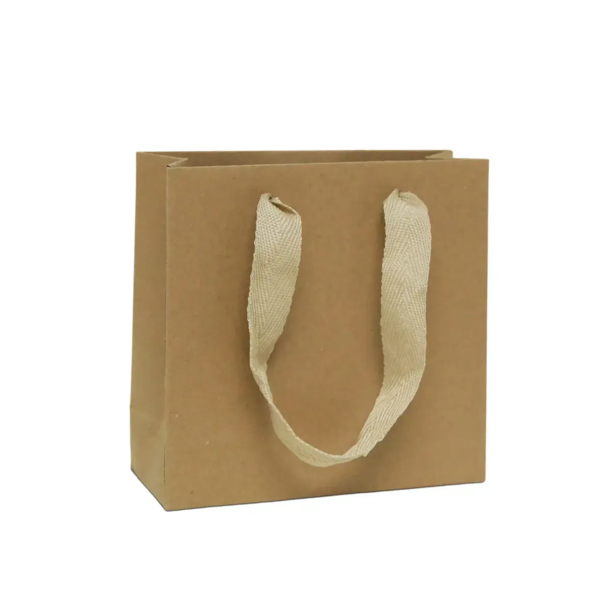 Cotton Handle Kraft Bag