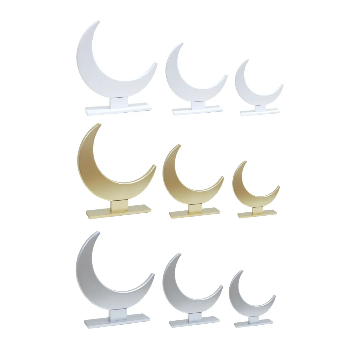 Crescent Moon Stand Islamic Decor Ramadan Eid