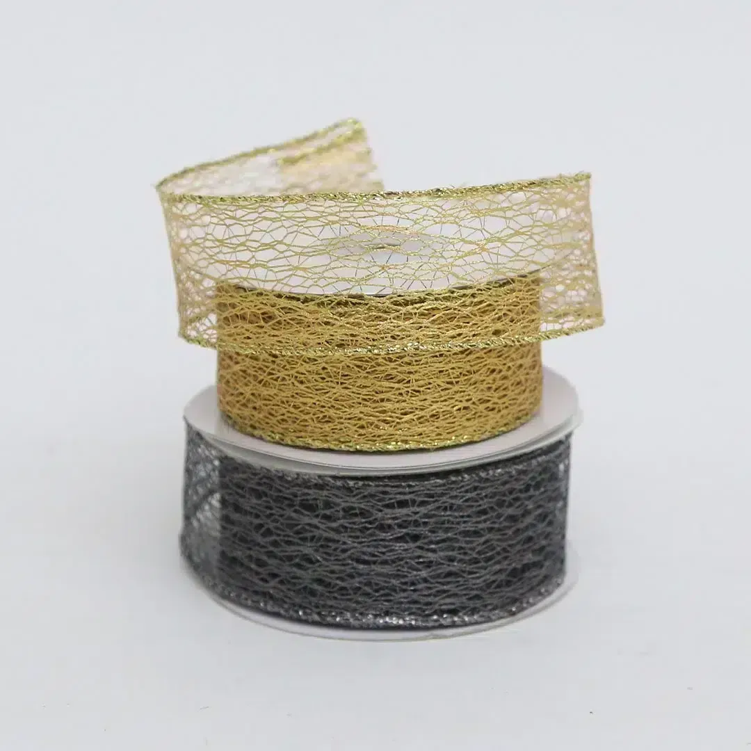 Edged Wired Net Ribbon