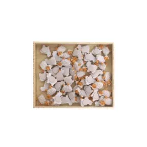 Charming 3D Sheep Wooden Motif 48 Piece Pack