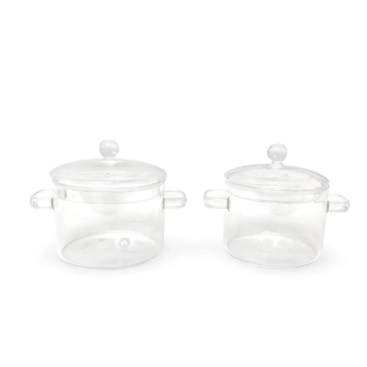 Borosilicate Transparent Nonstick Glass Cooking Pot