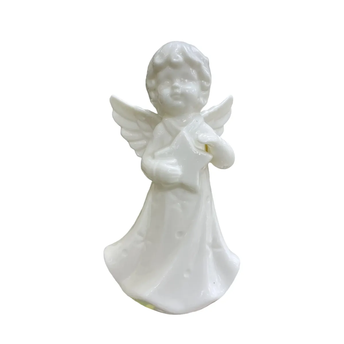Standing Angel Holding Star – Elegant Home Decor Figurine