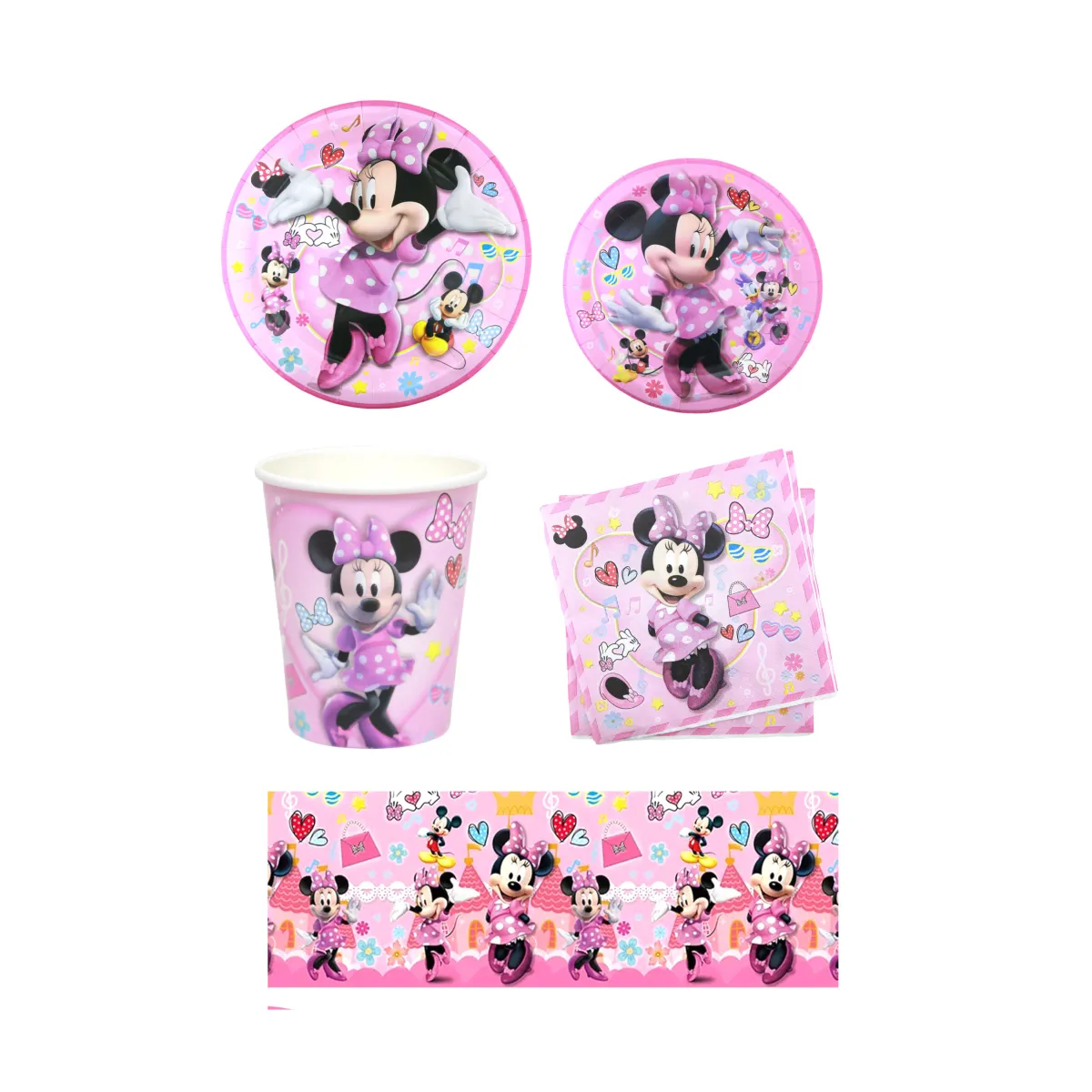Minnie Mouse Cutlery Set – Kids Party Tableware