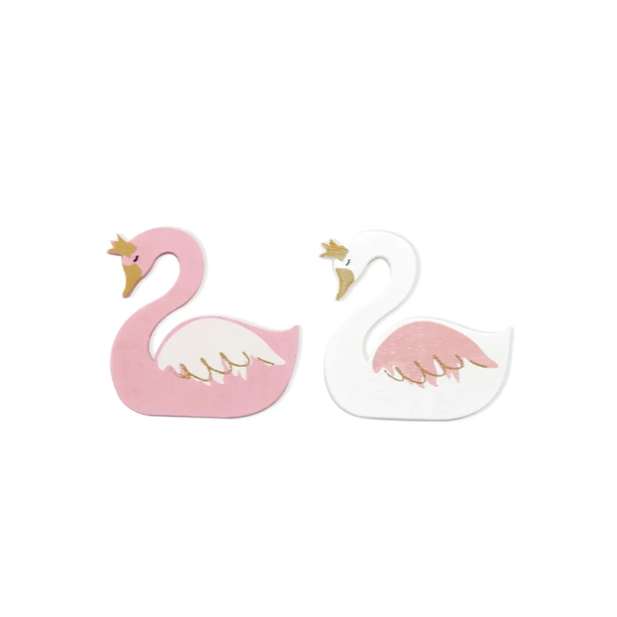 Swan Wooden Motif