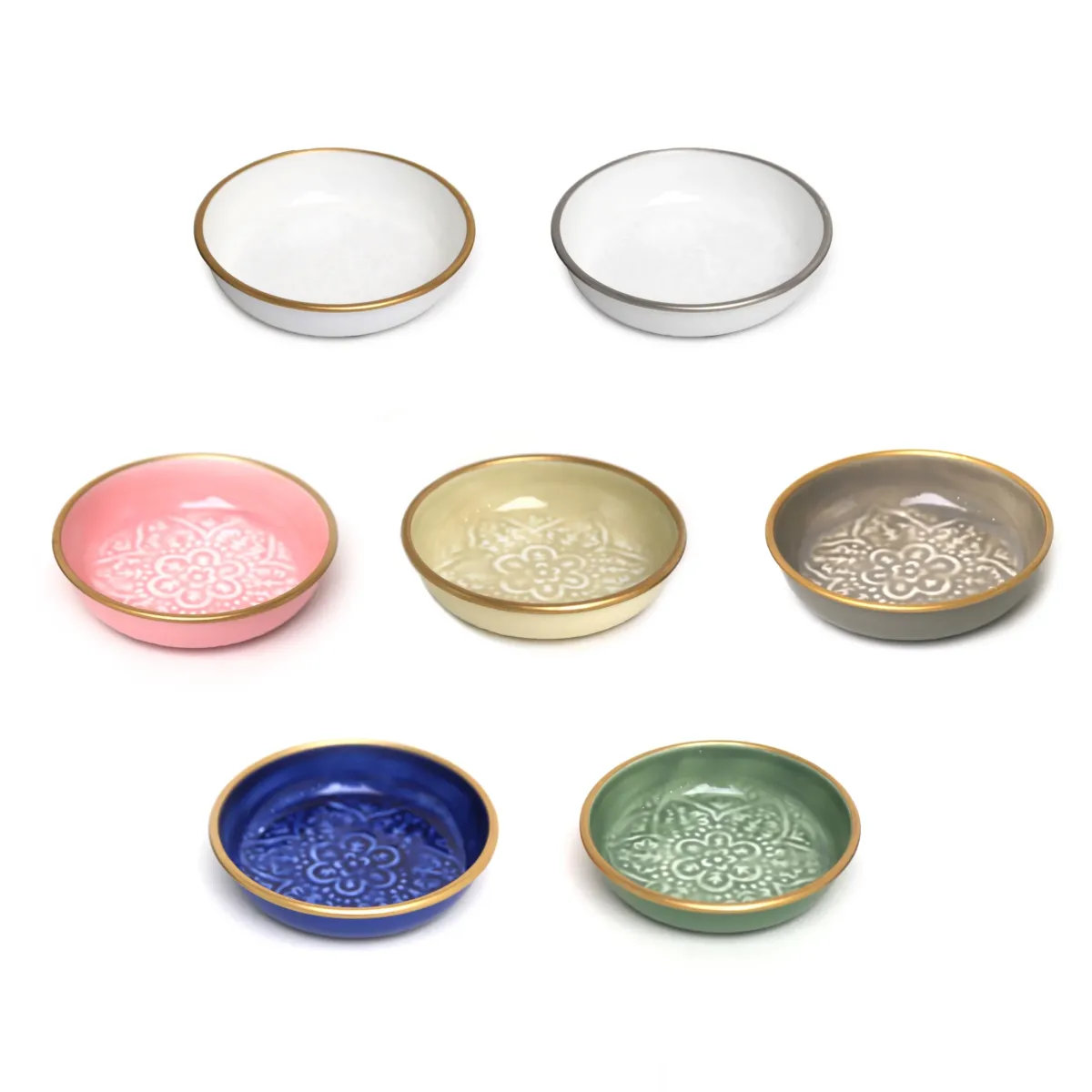 Elegant Enamel Metal Coaster – Drink Protection