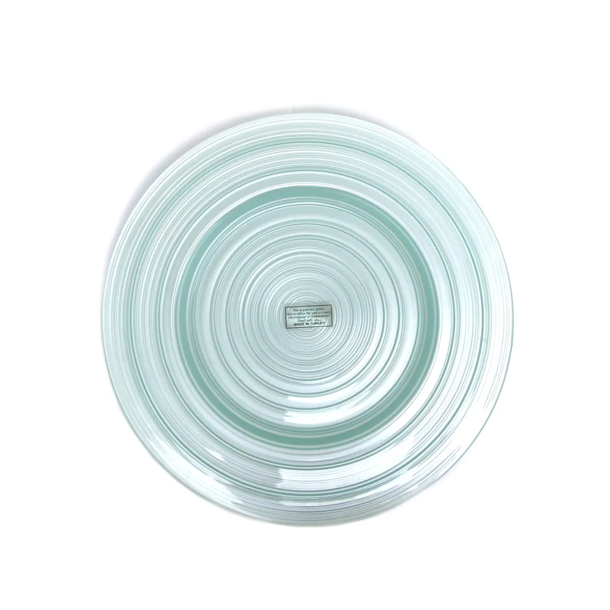 Round Aqua Charger Plate