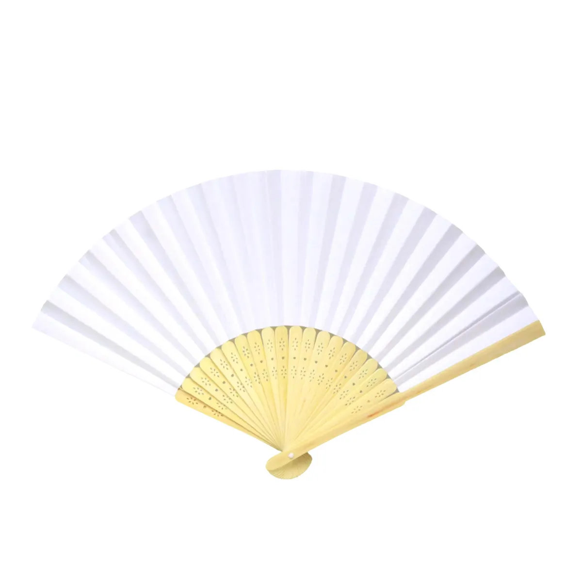 White Paper Fan – Elegant Simplicity for Decor & Comfort!