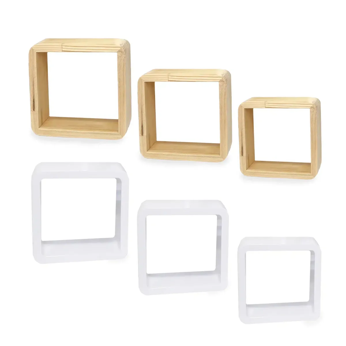 Square Wooden Wall Display Box