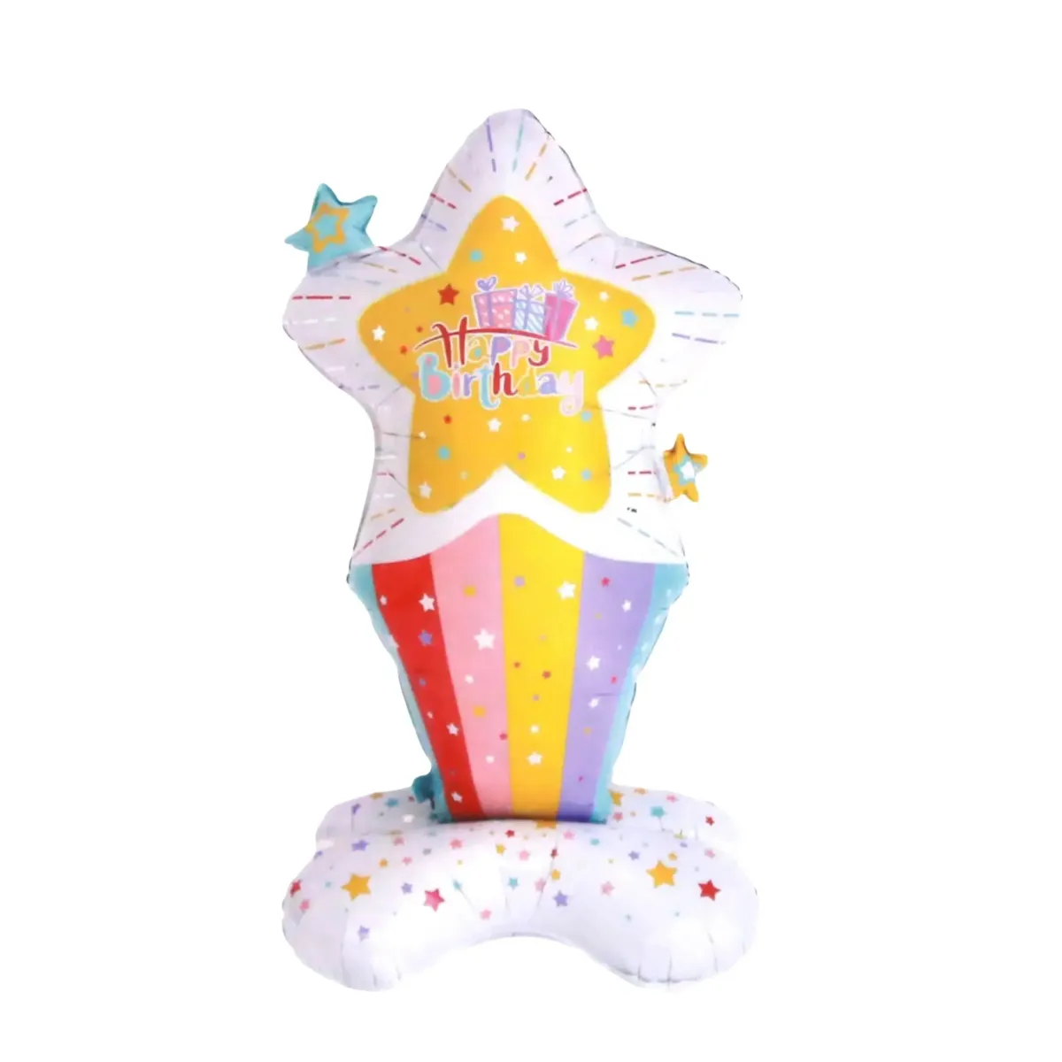 4D Star Foil Balloon Colorful Party Decoration
