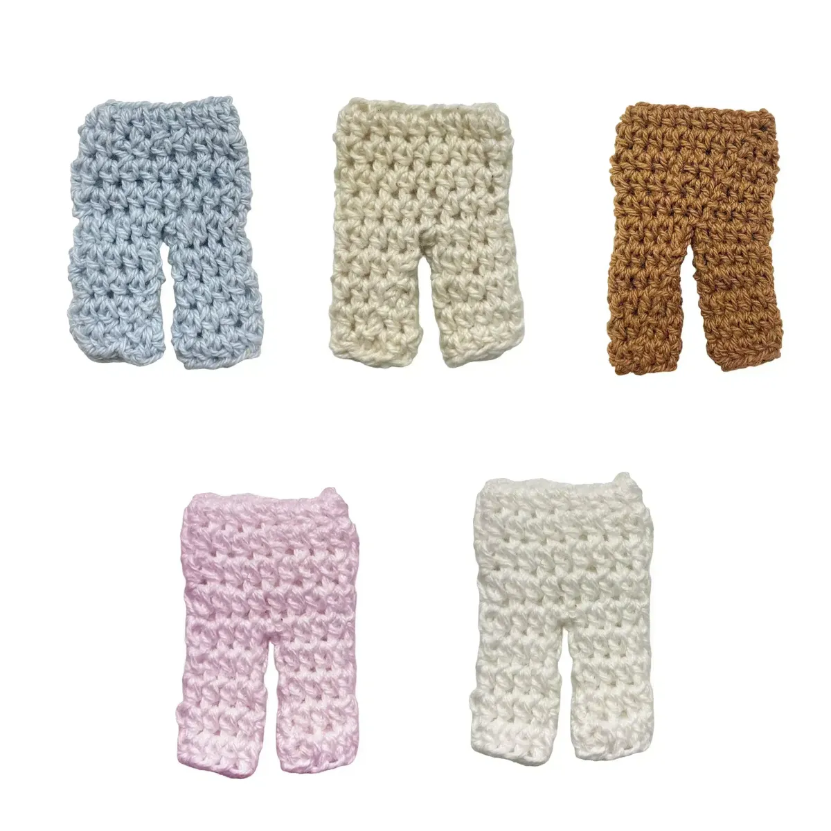 Mini Trouser Crochet for Decorative Crafts & Gifts