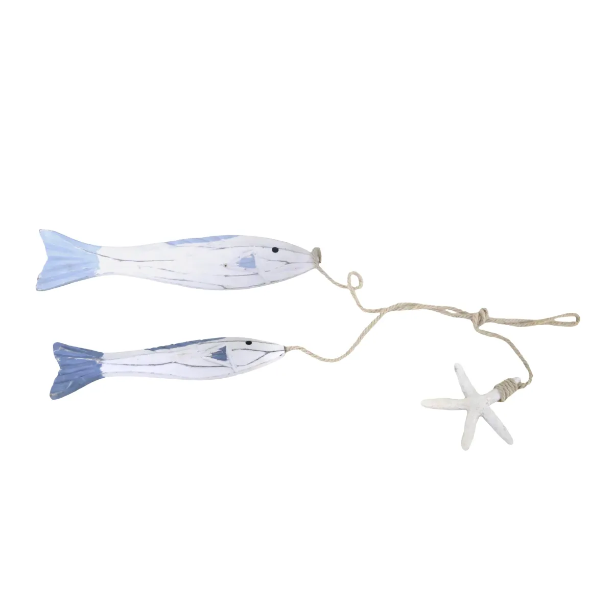 Two Fish One Sea Star Pendulum – Nautical Wall Décor