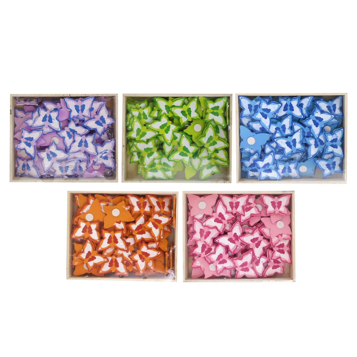 Small Colored Butterfly Motif
